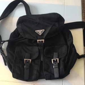prada backpack second hand